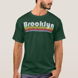 Camiseta Brooklyn Retro Vintage 70 anos 80 anos 90 Men Wome