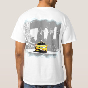 Camiseta Brooklyn Yellow Taxi Nyc Mens Valor Moderno Melhor