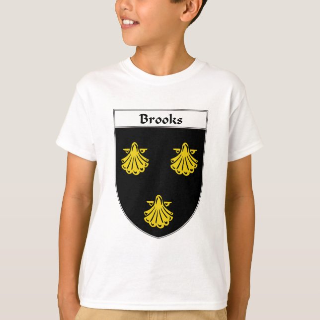 Camiseta Brooks Casaco de Braços/Proteção Familiar (Frente)