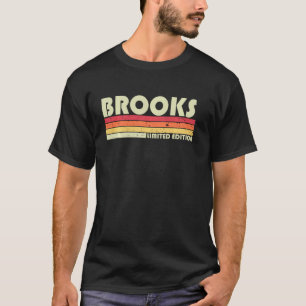 Camiseta Brooks Surname Funny Retro Vintage 80 anos 90 Birt