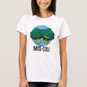 Camiseta Bros-coli Cute Veggie Broccoli Pun