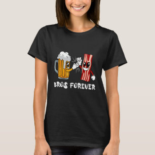 Camiseta Bros De Bacon De Cerveja Para Beer Beer Drinker Gr