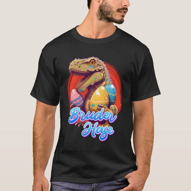 Camiseta Brother Bunny Happy Easter Rabbit Kids Children Bo (Frente)