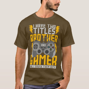 Camiseta Brother Gaming Cote Engraçado Jogador