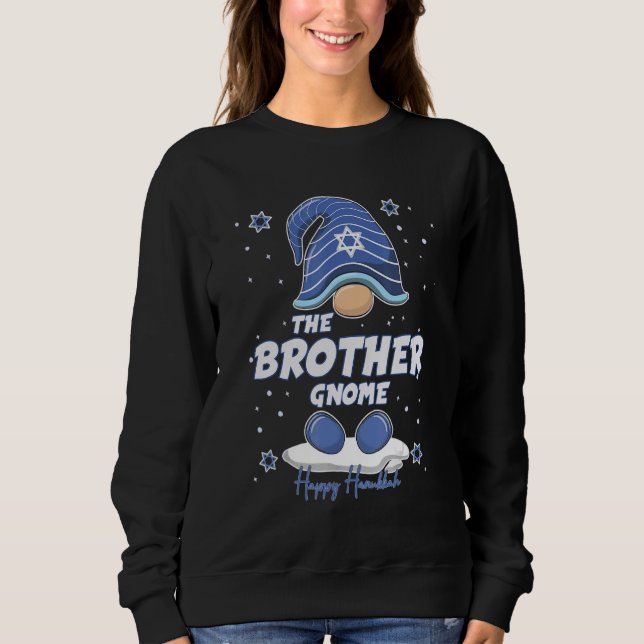 Camiseta Brother Gnome  Hanukkah Family Matching for men wo (Frente)
