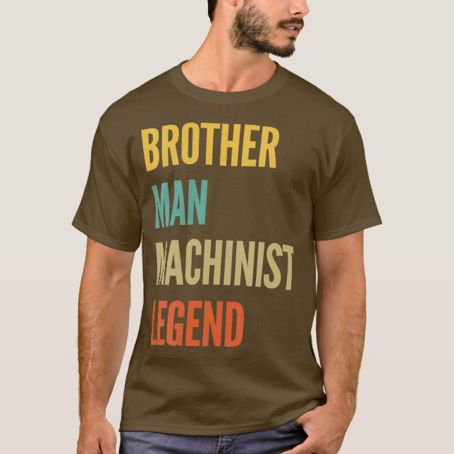 Camiseta Brother Man Machinist Legend (Frente)