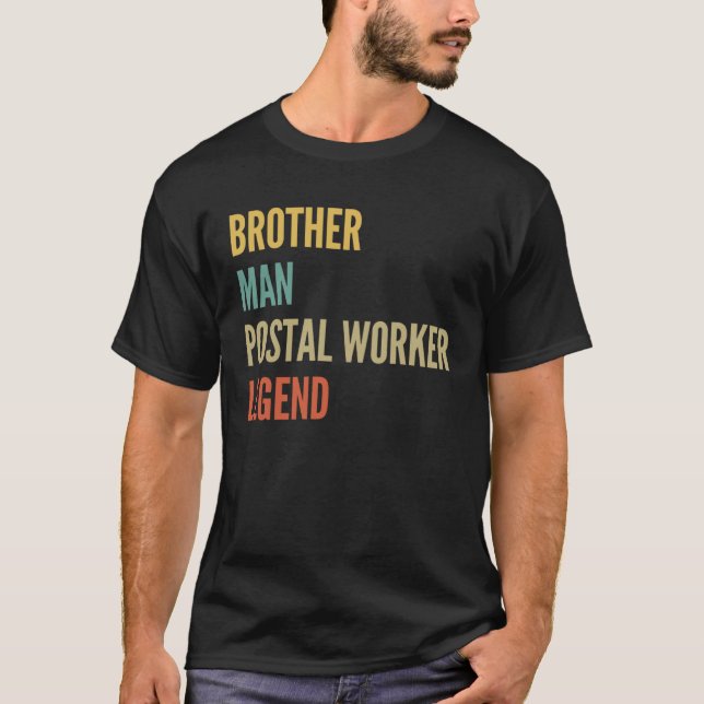 Camiseta Brother Man Postal Worker Legend (Frente)