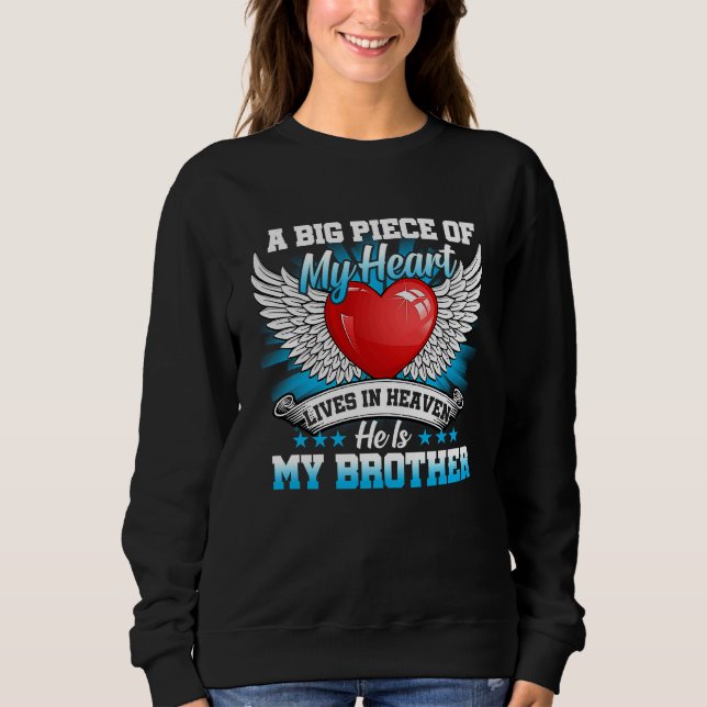 Camiseta Brother My Angel  In Memory Of Brother In Heaven (Frente)