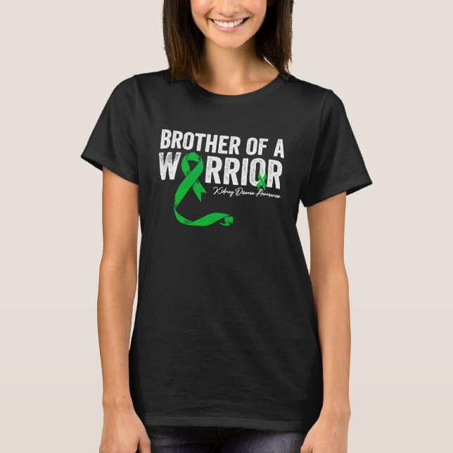Camiseta brother of a Warrior Kidney Disease Awareness (Frente)