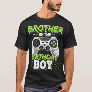 Camiseta Brother of the Birthday Boy Matching Video Game Bi