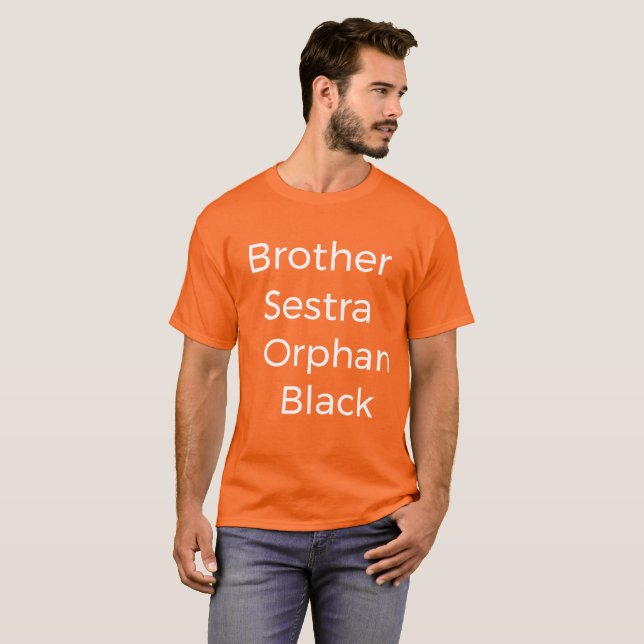 Camiseta Brother Sestra Orphan Black Tv (Frente Completa)