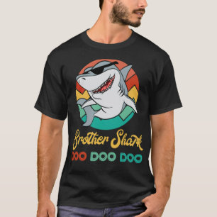 Camiseta Brother Shark Doo Doo Para Ventiladores de Tubarão