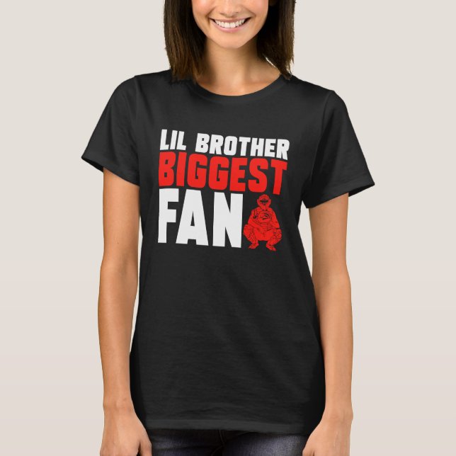 Camiseta Brother Sister  Baseball Softball Catcher (Frente)