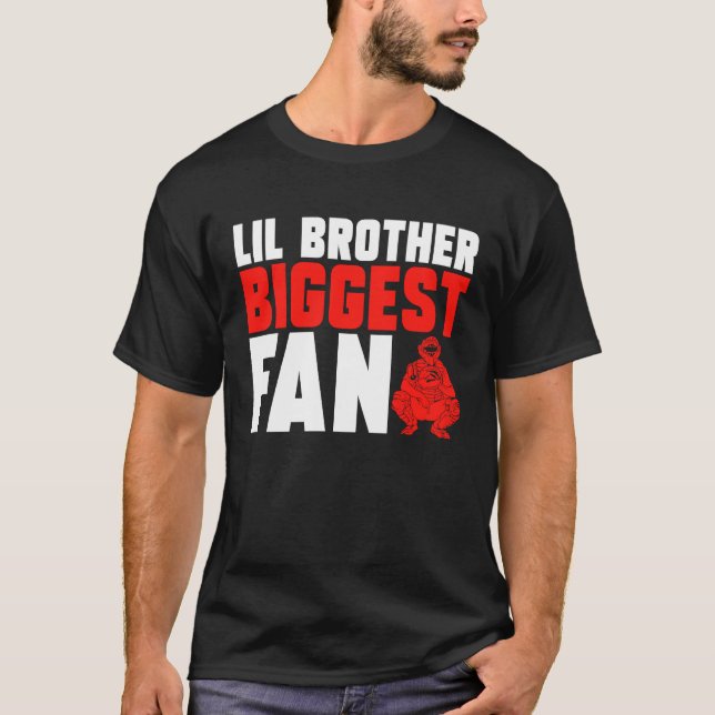 Camiseta Brother Sister  Baseball Softball Catcher (Frente)