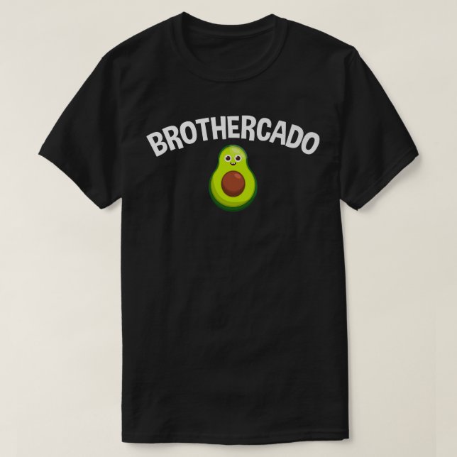 Camiseta Brothercado Funny Avocado Irmão Sibiling Tee (Frente do Design)