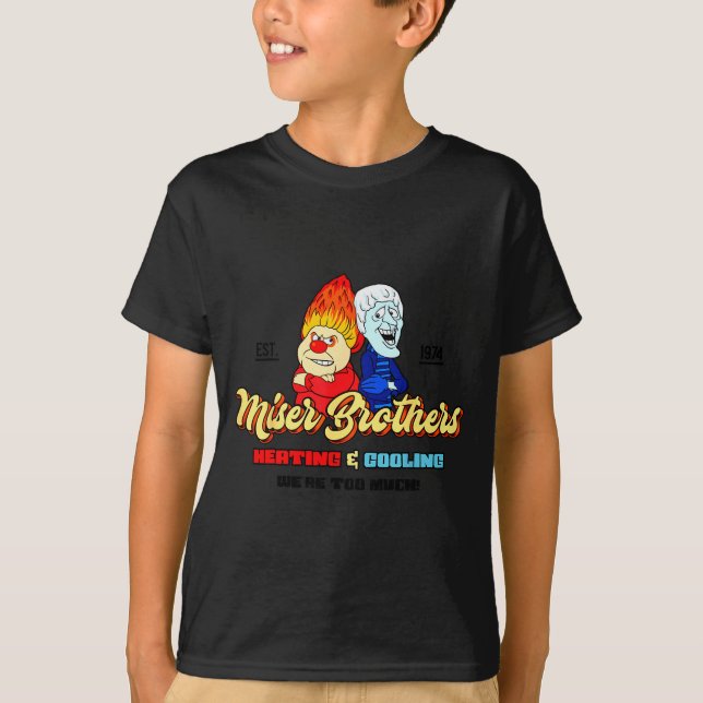 Camiseta Brothers Heating &amp; Cooling Christmas  (Frente)