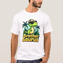 Camiseta Brothersaurus - Animação Divertida Dinossauro Irmã