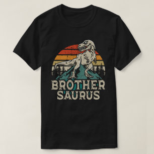 Camiseta Brothersaurus Dinosaur T Rex Irmão Saurus Funny