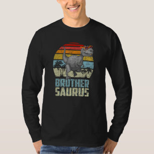 Camiseta Brothersaurus Rex Dinosaur Irmão Surus Família M