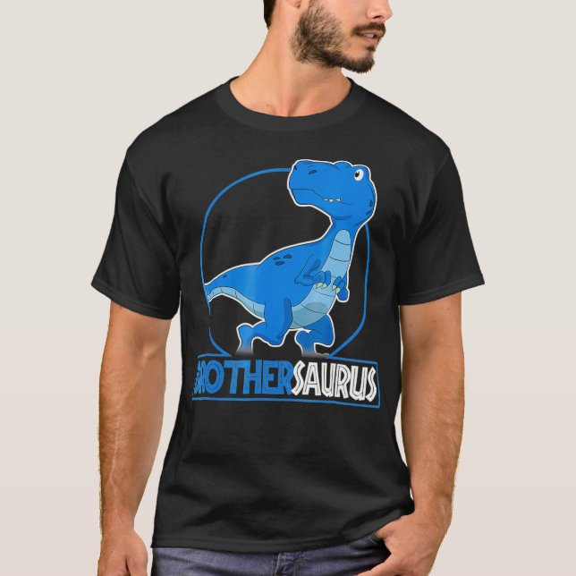 Camiseta Brothersaurus Rex Shirt Dinosaur T-Rex (Frente)