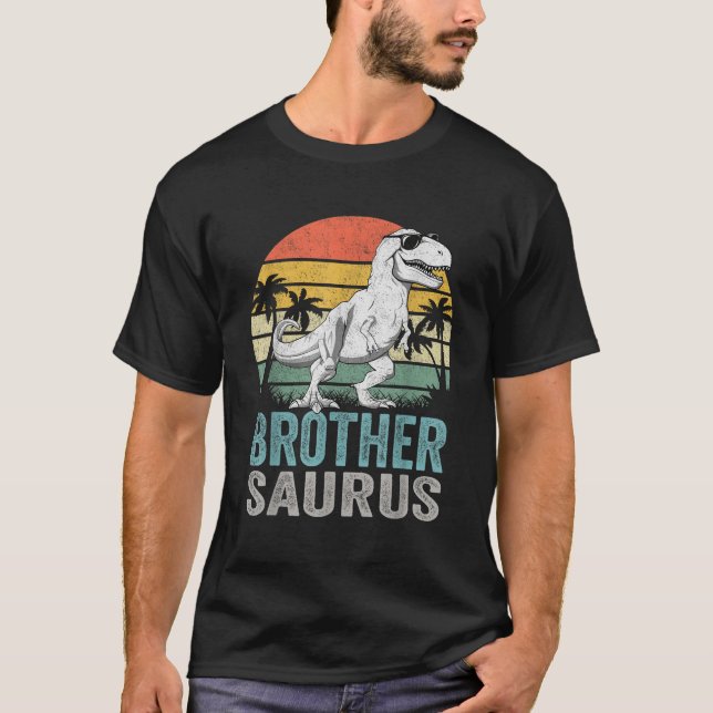 Camiseta Brothersaurus T Rex Dinosaur Brother Saurus Family (Frente)