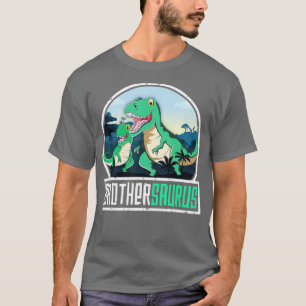 Camiseta Brothersaurus T-Rex Dinossaur Surus Brother Matchi