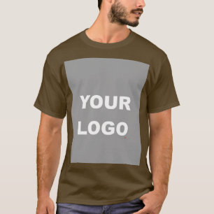 Camiseta Brown Add Your Image Picture Logo Men