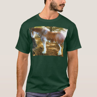 Camiseta Brown Mottled Clydesdale Horse 1