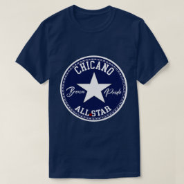 Camiseta Brown Pride de Chicano com estrela