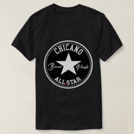 Camiseta Brown Pride de Chicano com estrela