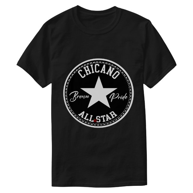 Camiseta Brown Pride de Chicano com estrela (Chicano all star Brown Pride T-shirt)