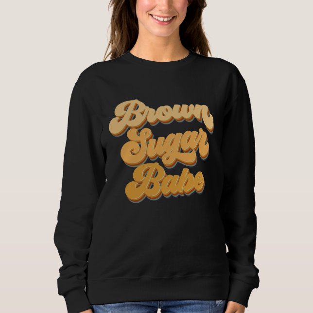 Camiseta Brown Sugar Babe African American Melanin Black Wo (Frente)