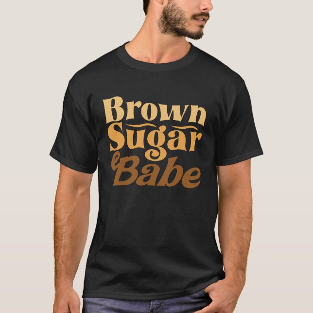 Camiseta Brown Sugar Babe Black History Month Costume (Frente)