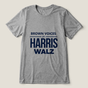 Camiseta Brown Voices para Harris Walz
