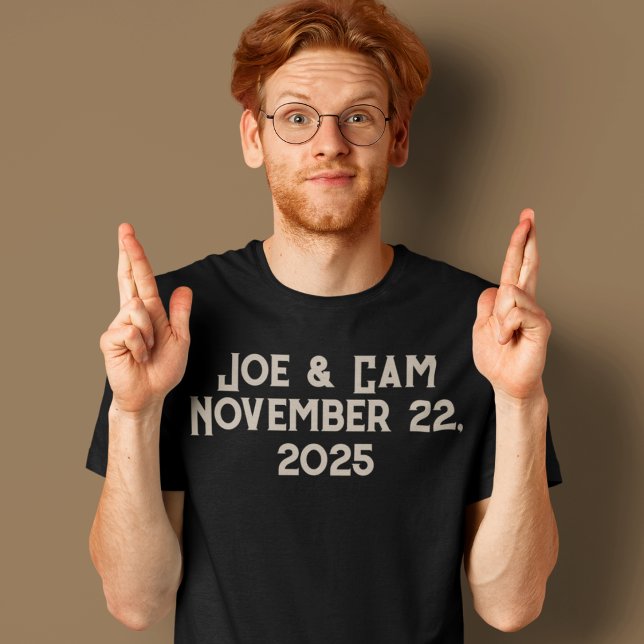 Camiseta Brown Walnut Burl Bachelor Party (Criador carregado)