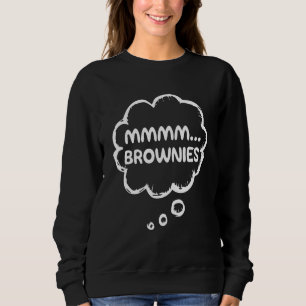 Camiseta Brownie Roupa Comida Gear Meme Mmmm Brownies