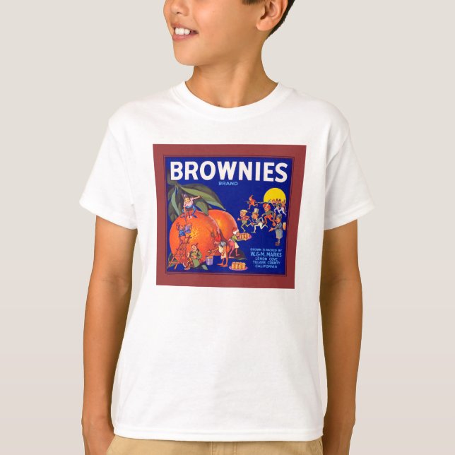 Camiseta Brownies Marca das Laranjas da Califórnia (Frente)