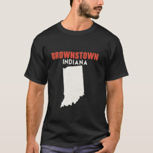 Camiseta Brownstown Indiana State America Viagem Indian