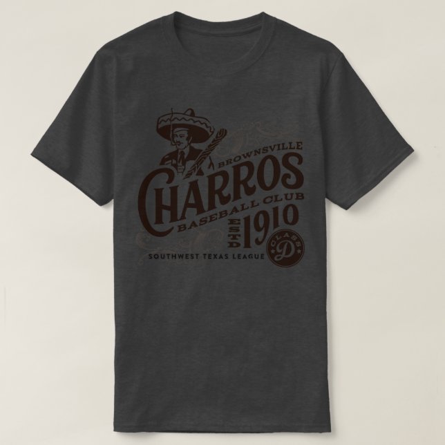 Camiseta Brownsville Charros (Frente do Design)