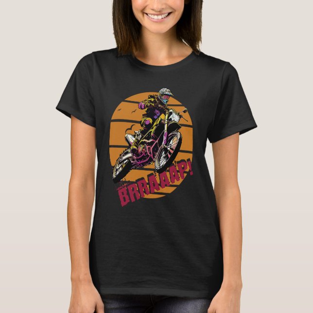 Camiseta Brraaap Dirt Bike Motocross (Frente)