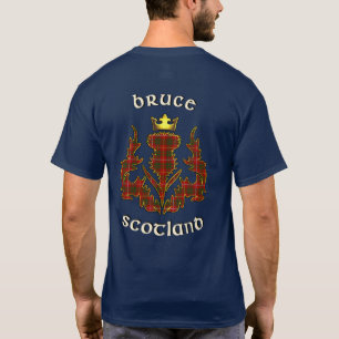 Camiseta Bruce Clan Crachá & Tartan com Motto