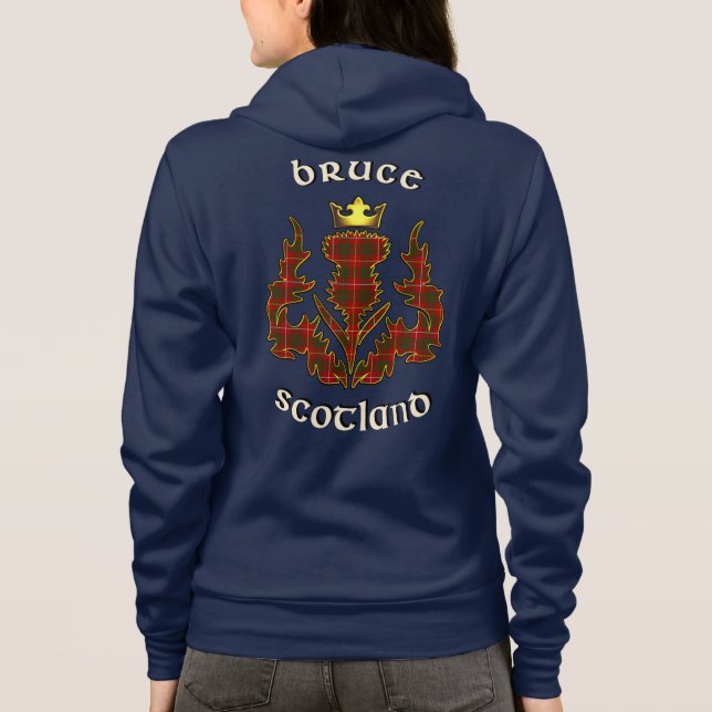 Camiseta Bruce Clan Crachá & Tartan w/Motto (Verso)