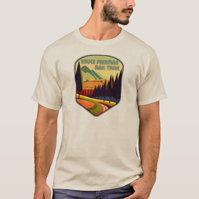 Camiseta Bruce Freeman Rail Trail Cores (Frente)