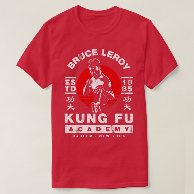 Camiseta Bruce Leroy Academy (Frente do Design)