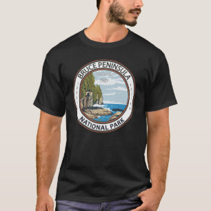 Camiseta Bruce Peninsula National Park Canada Vintage Crach