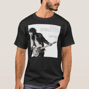 Camiseta Brúcé Spríngstén Nascer Para Correr Branco Duplo