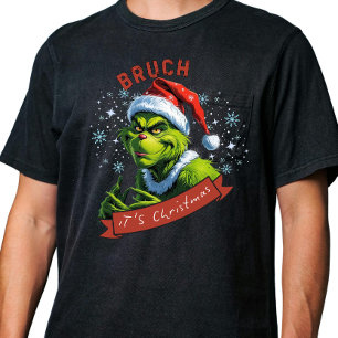Camiseta "Bruch, é Natal" AI Art Sassy Grcript