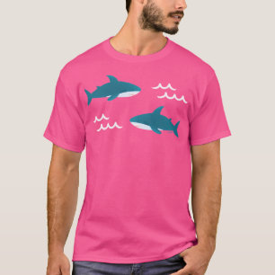 Camiseta Brucieblahaj Ikea Shark Pattern (Teal)
