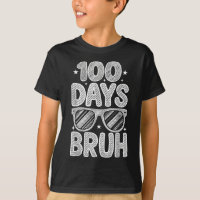 Bruh 100 Dias De Estudante Escolar Pulga Rapazes
