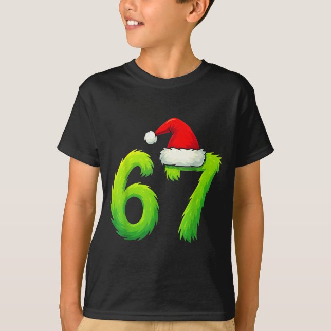Camiseta Bruh 67 Six Seven 6 7 Meme Christmas Funny  (Frente)